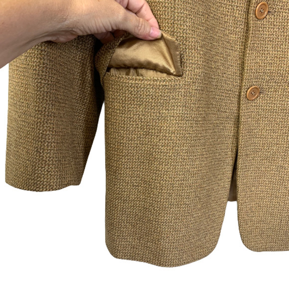 MABRA x SARTORI ATELIER Blazer Sports Coat Vintage Silk‎ Tweed Blazer Jacket 40R - Picture 7 of 16